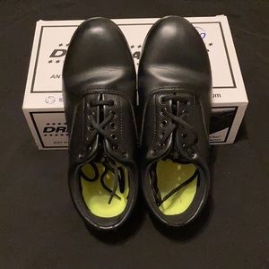 Drillmasters black shoes men’s size 7 or women’s 9